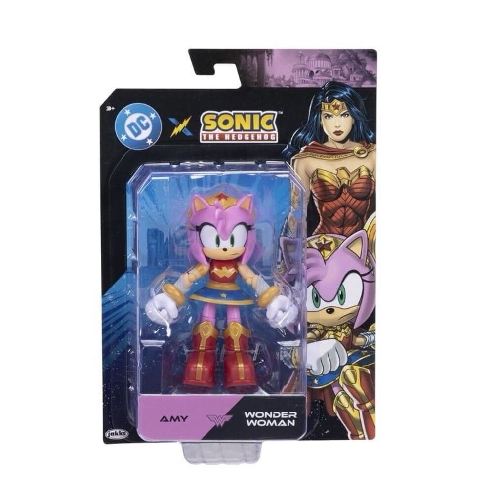 DC x Sonic the Hedgehog 5" Amy as Wonder Woman Action Figure